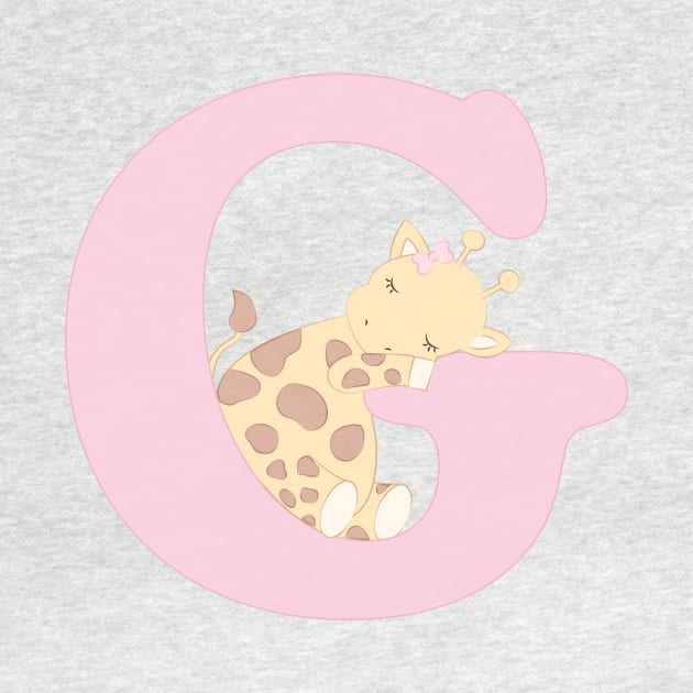 G - pink - giraffe by Cuddles and chaos